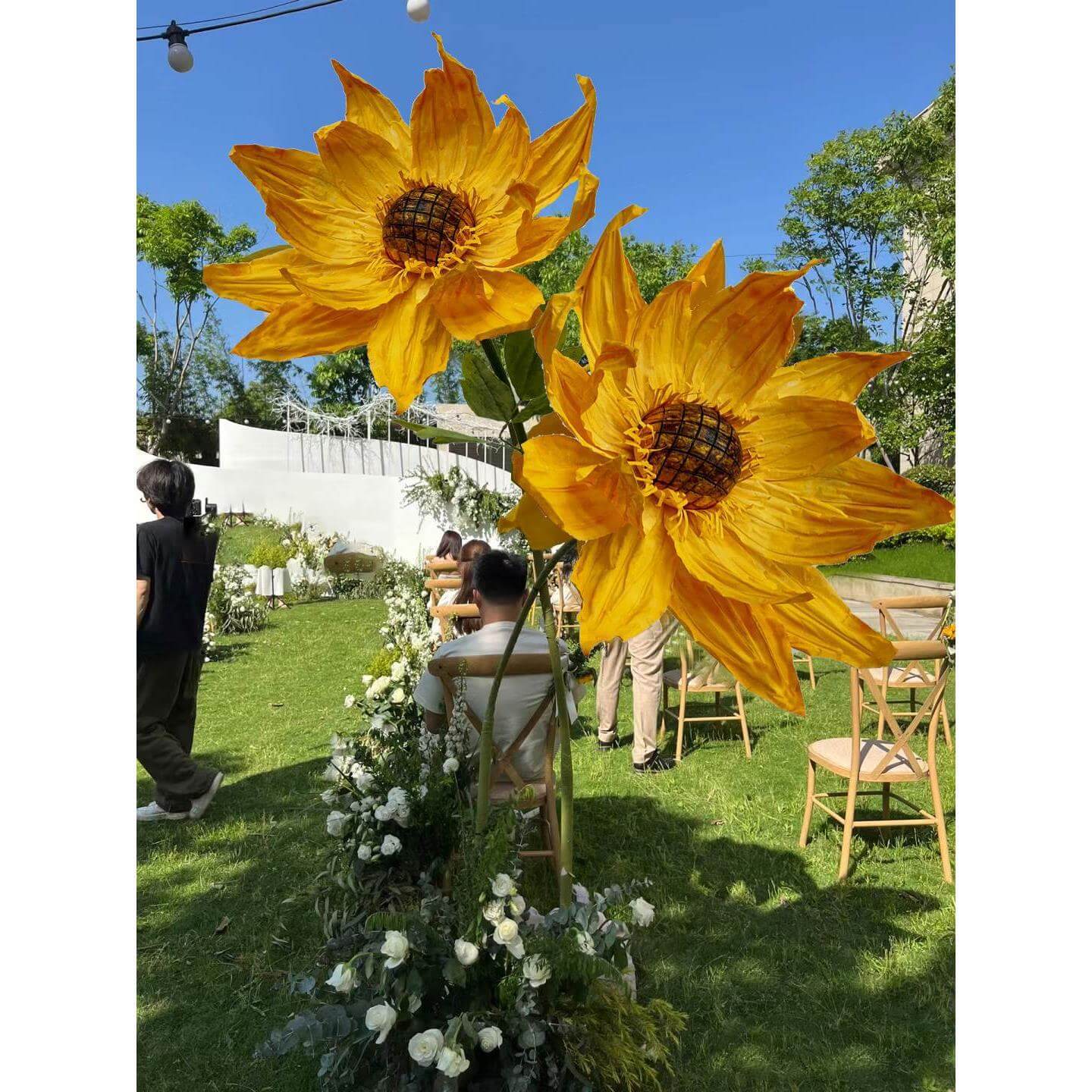 Roseytime Giant Flower Paper Sunflower