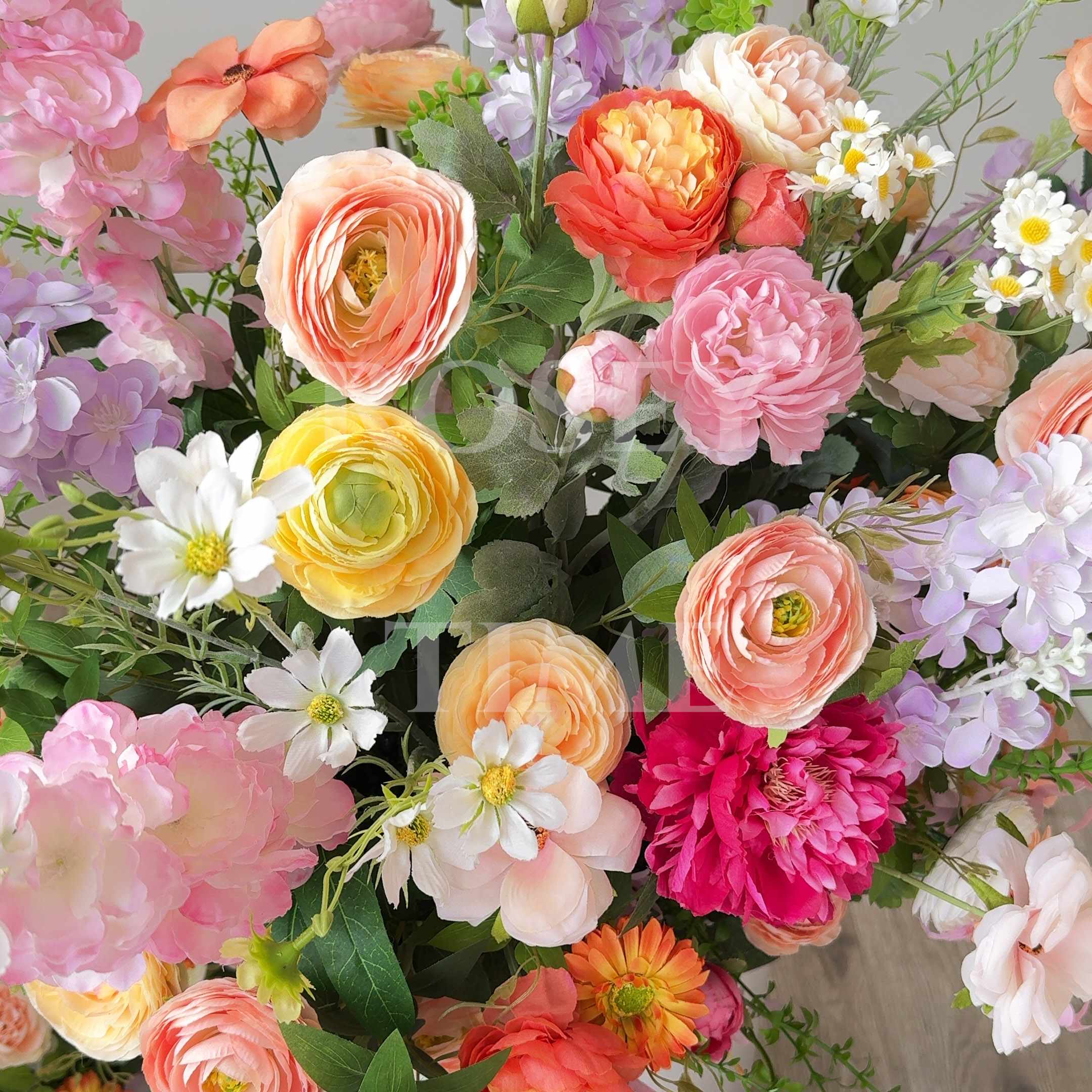 Roseytime 2026 Wildflower Sunset Color Flower Set #RTS003
