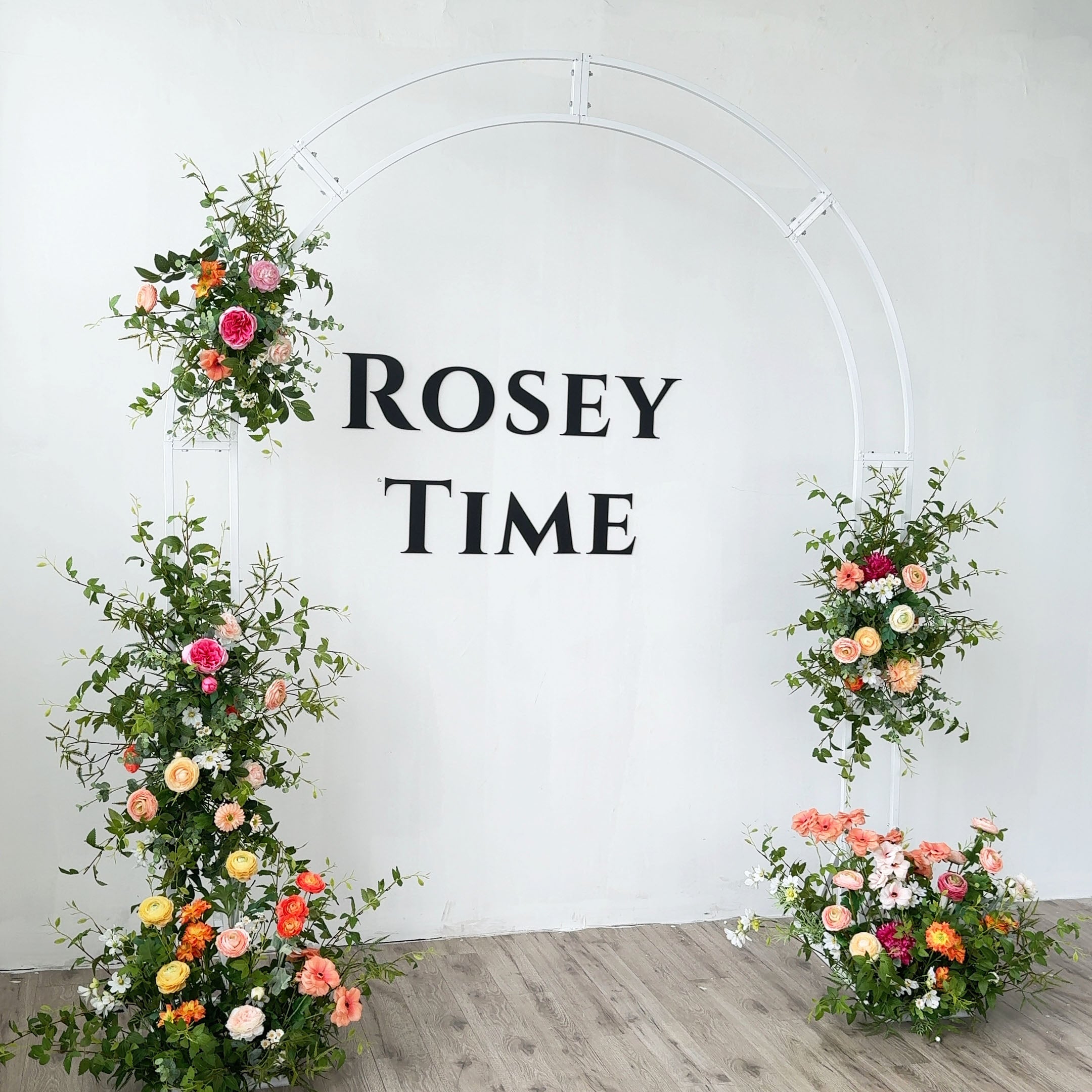 New-Sale: Sunset Arch Flowers Decor Set +ground floral（2）-Free Standard 30-55 Days