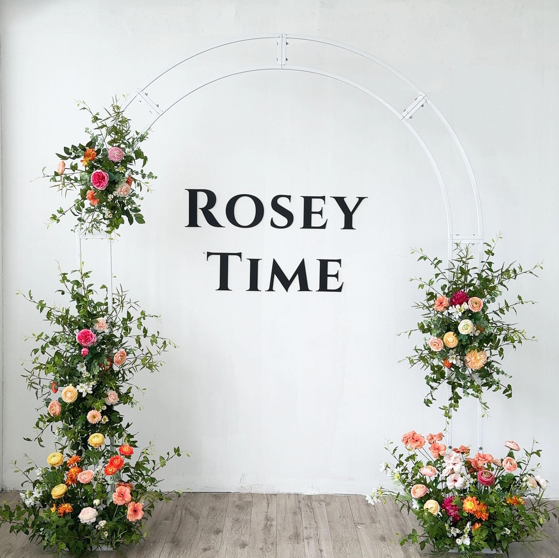 New-Sale: Sunset Arch Flowers Decor Set +ground floral（2）-Free Standard 30-55 Days