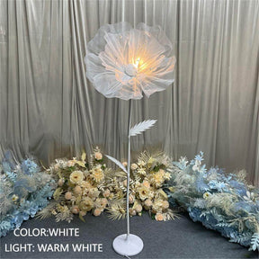 Roseytime Luminous Organza Flower Floor Lamps