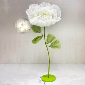 Roseytime Giant Organza Flower LED No-Electric /Electric Automatic Opening and Closing