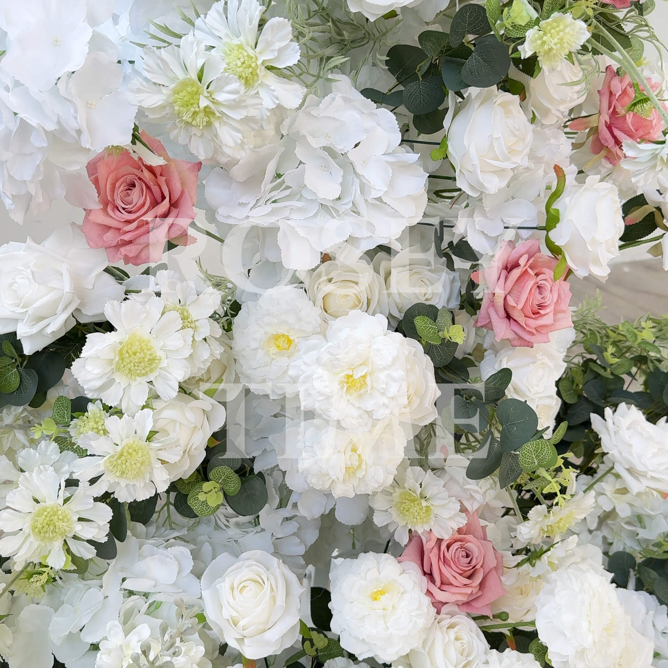 Roseytime Wedding Flower Pillars Set with Frame #RTP052