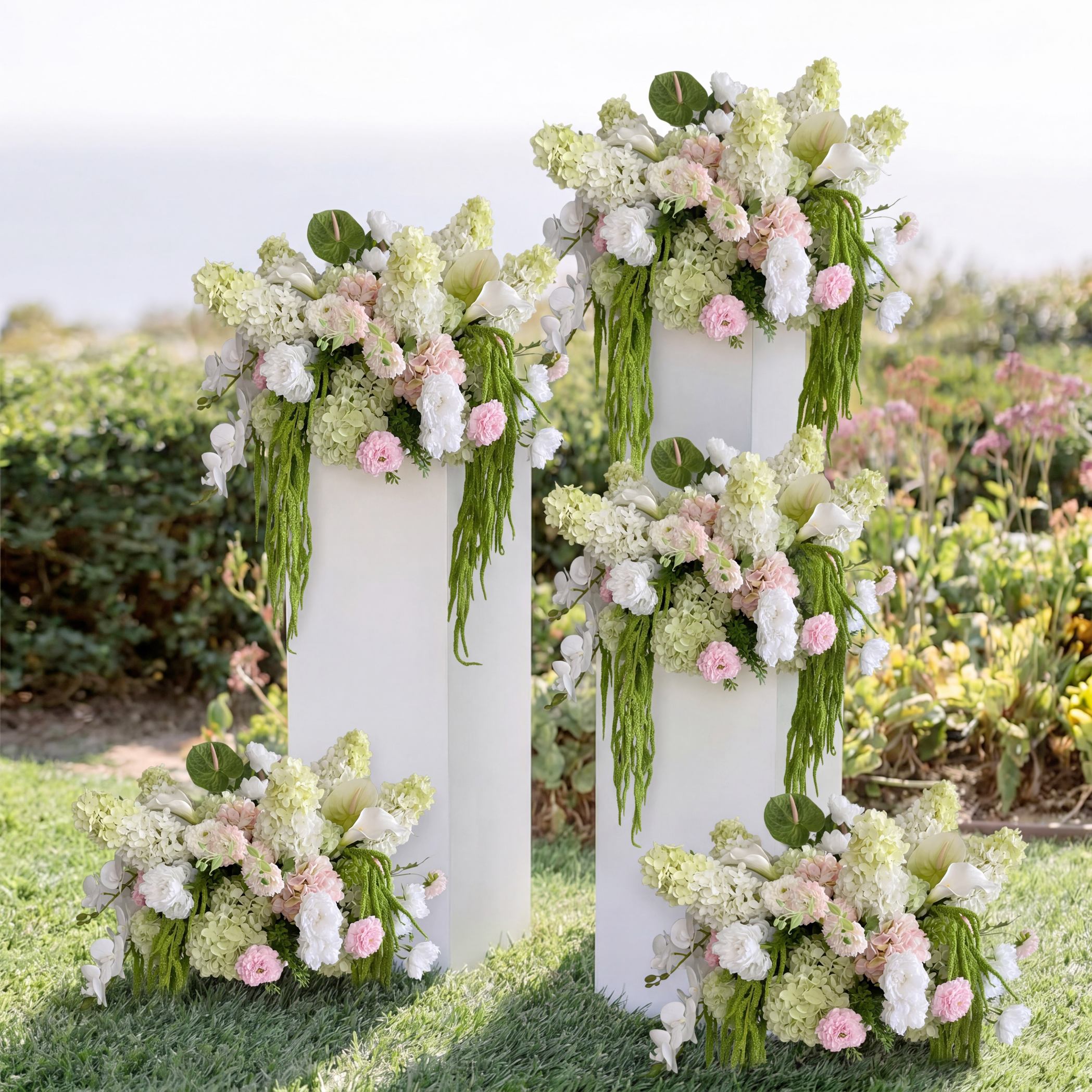 Roseytime Cascade & Blush Flower Set #RTS017