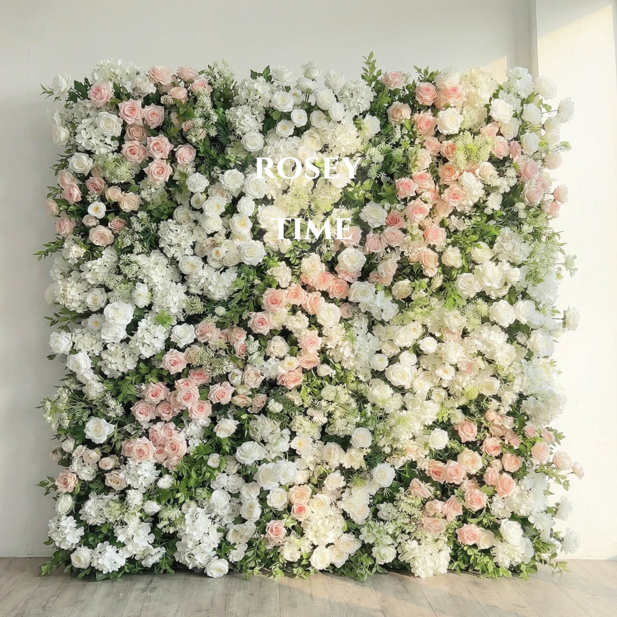 Roseytime 5D Spring Flower Wall Roll Up Fabric Back #RTW368