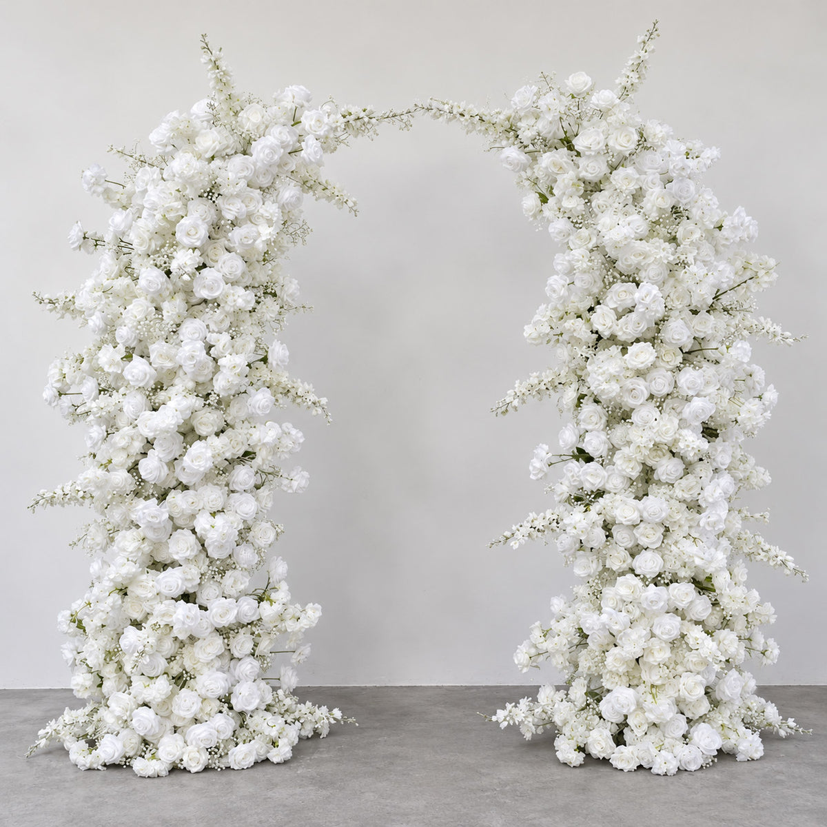 💥B1G1: Sale White Rose Flower Pillars Arch with Frame #RTP197