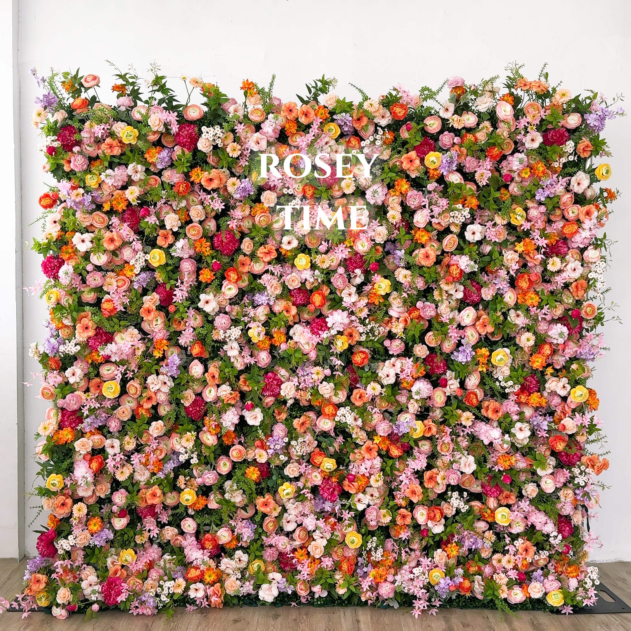 B1-SALE: 5D Sunset Flower Wall Roll Up Fabric Back #RTW328