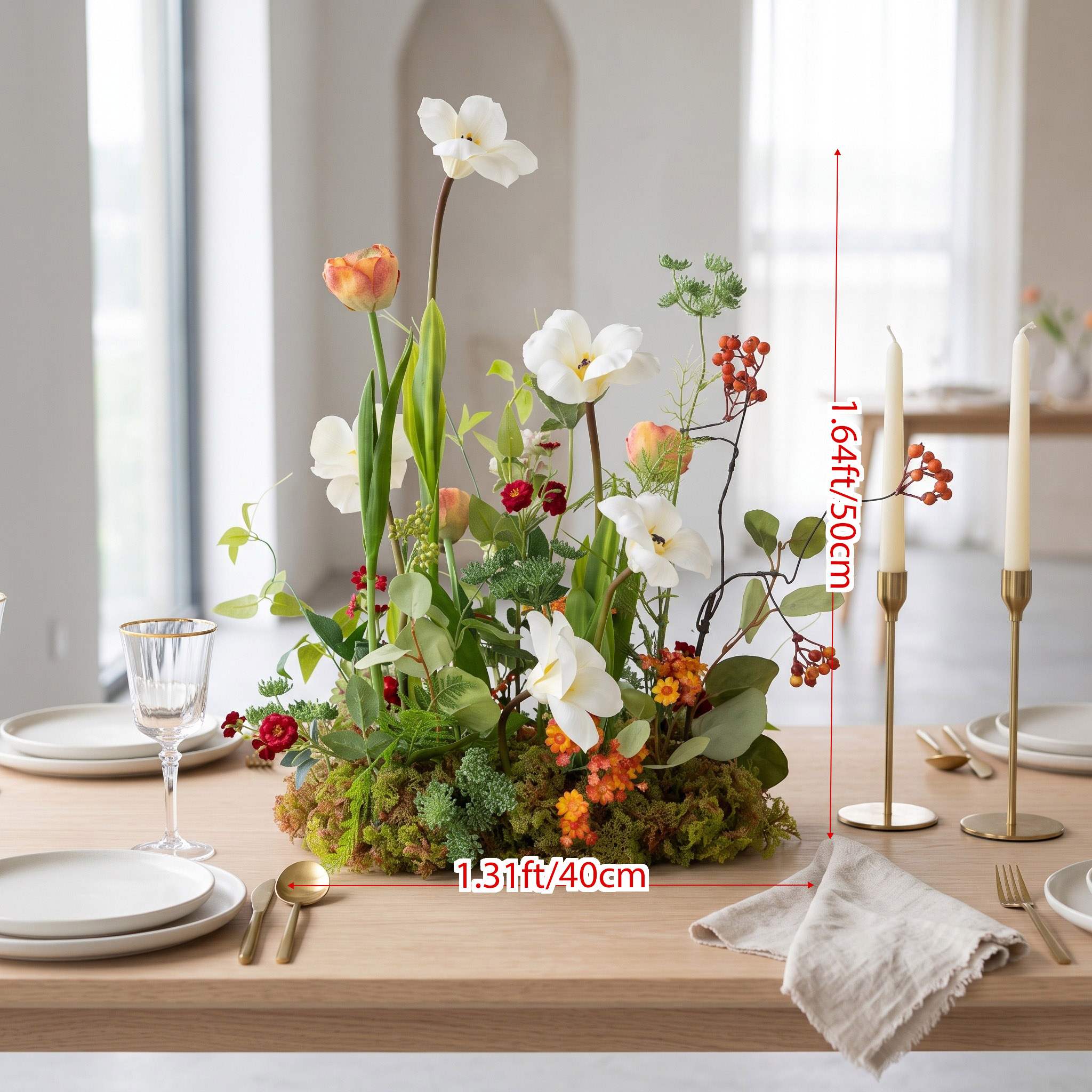 Roseytime Wild Flower Table Flower Arrangement #RTT039
