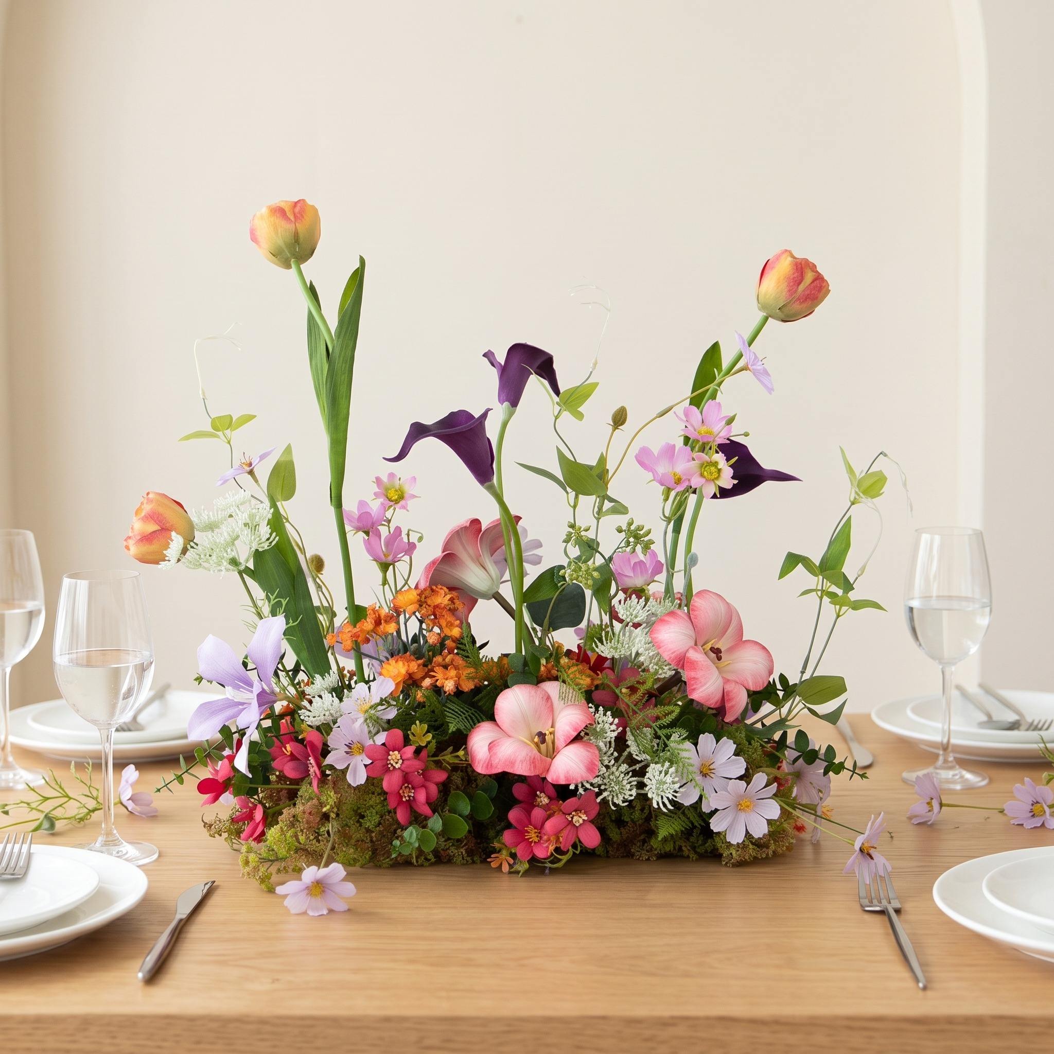 Roseytime Wild Flower Table Flower Arrangement #RTT038